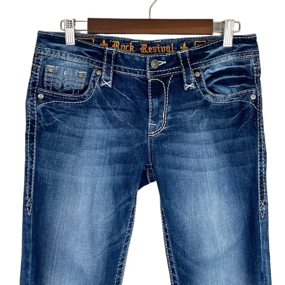 Rock Revival Melora Boot Bootcut Jeans Size 29 - Picture 2 of 7